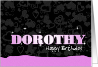 Birthday: Dorothy...