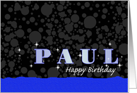 Birthday: Paul Blue...
