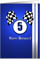 Blue Racing Birthday...
