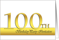 100th birthday Party...