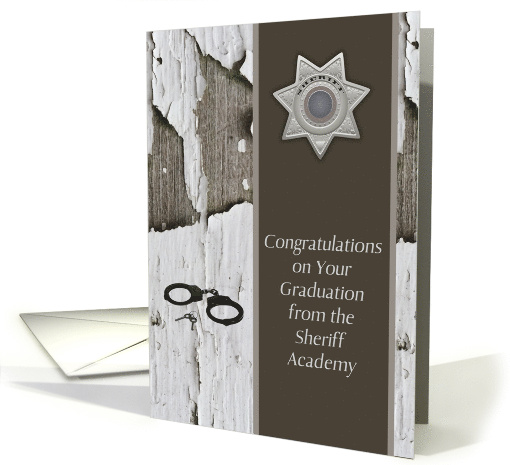 Graduation from the Sheriff Academy card (1583164)