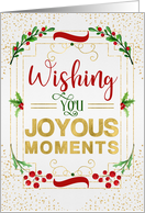 Joyous Moments and...