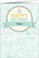 Custom Nana Birthday...