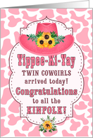 Twin Cowgirls New...
