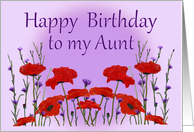 Birthday for Aunt,...