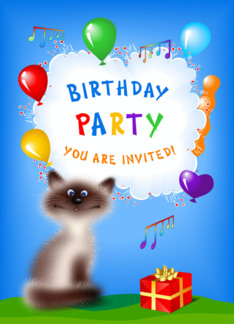 Cat with a Birthday...