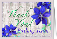 Birthing Team Thank...