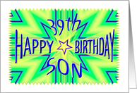 Son 39th Birthday...