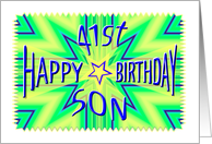 Son 41st Birthday...