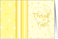 Yellow Thank You for...
