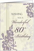 Happy 80th Birthday...