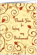 Thank You Bridesmaid...