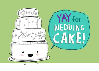 YAY for Wedding Cake...