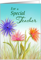 For a Special Teacher -Teacher Appreciation Day card