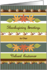 Business Thanksgiving for Customers/Clients, leaves card