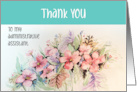 Thank You Administrative Assistant Flowers card