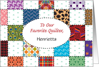 Custom Name Quilter...
