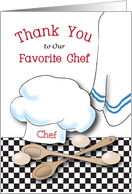 Thank you, to Chef,...