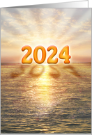 Happy New Year 2024 card