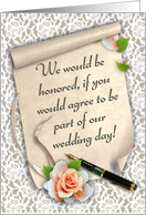 Invitation, wedding...