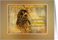 Birthday Friend Owl...