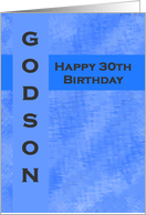Godson 30th Birthday