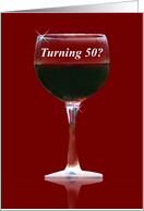 Red Wine 50th Happy...