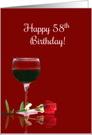 Wine 58th Birthday...
