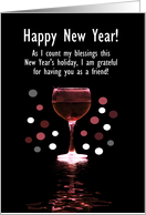 New Year Custom Wine...