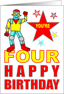 YOU'RE FOUR HAPPY...