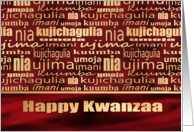 Happy Kwanzaa Seven...
