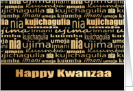 Happy Kwanzaa Seven...
