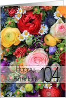 104th Happy Birthday...