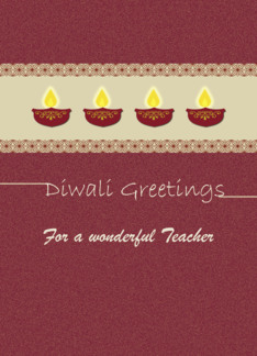 Diwali card for a...