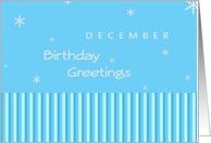 December Birthday...