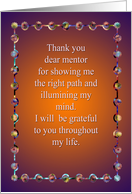 Thank You Mentor...