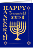 For Sister Hanukkah...