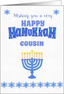 For Cousin Hanukkah...