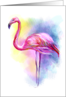 Abstract flamingo...