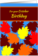 October Birthday...