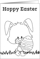 Easter Coloring Card...