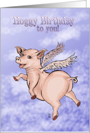 Flying Birthday Pig