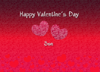 Son Happy Valentine...
