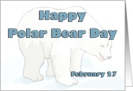 Happy Polar Bear Day...