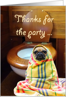 pug by toilet.thanks...