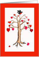 Love hearts tree and...