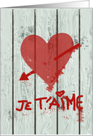 je t'aime, French...