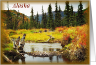 Alaska greeting card