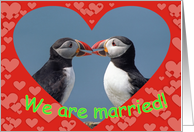 We are married card