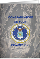 Air Force Commission Greetings card